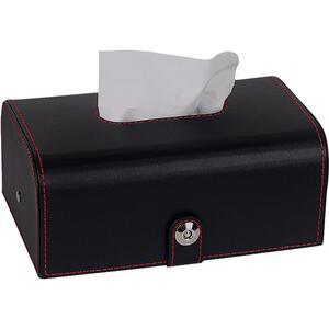 汽车时尚皮质纸巾盒扶手箱椅背车用抽纸盒简约家用客厅皮革收纳盒