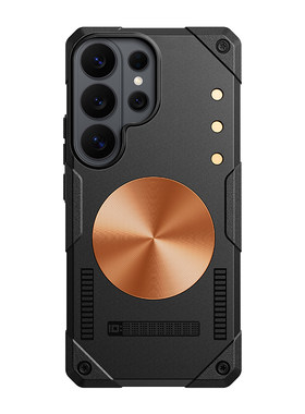 石墨烯紫铜散热适用于三星s26ultra手机壳车载磁吸铁片s25Ultra新款专用后壳24军工级防摔S23U降温黑科技s22u