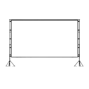 米夕特支架幕布伸缩落地移动户外家用高清便携投影布幕100英寸120英寸露营春游踏青防风客厅卧室屏幕