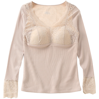 秋冬保暖内衣蕾丝美体塑身衣