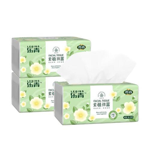 雨森（YUSEN）乐青抽纸面巾纸400张/包5层加厚餐巾纸木浆纸巾家庭