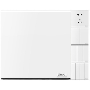 simon西蒙开关插座M3荧光灰E6五孔86型面板i6air超薄型官方店官网