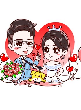 唯妙手绘动画婚礼求婚企业宣传