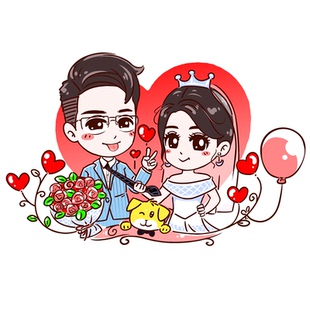 婚礼视频制作mv漫画手绘动画结婚创意开场生日非沙画定制求婚视频