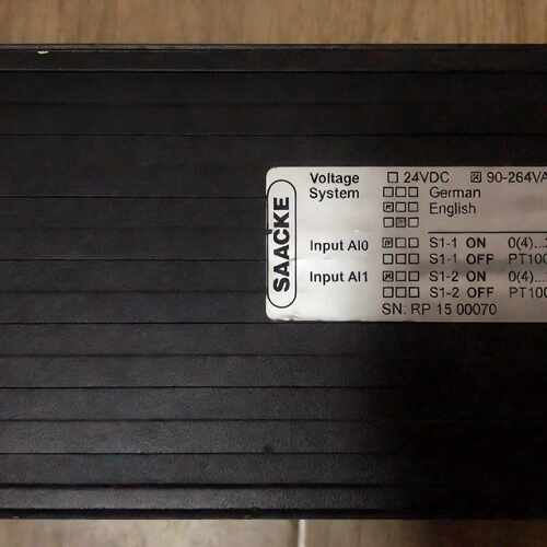 RP1500070 saacke RSE-P II控制器 24VDC供电