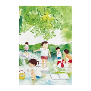 「SHUNA」童年的四季歌 日本原版江头路子复古治愈绘本明信片