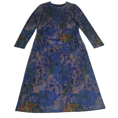 品牌妈妈长袖巨好看的秋日连衣裙