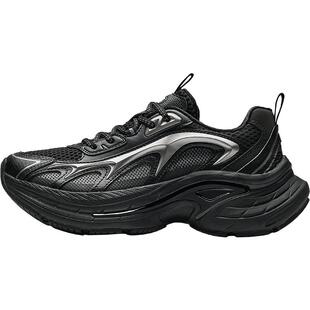 【王一博同款】安踏扶摇LT丨厚底增高休闲鞋女冬季黑色老爹运动鞋