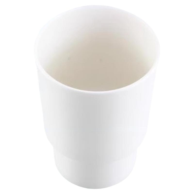 赢尔朗透明玻璃口杯漱口杯单只家用牙刷牙杯圆形简约餐具高品白色