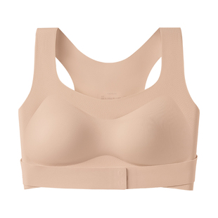 前扣美背内衣女小胸聚拢提拉收副乳防下垂塑形背心式调整型文胸罩