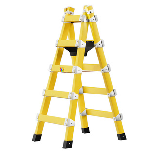 绝缘人字梯玻璃钢木工行走梯子电工专用梯焊接铝合金合梯工程楼梯