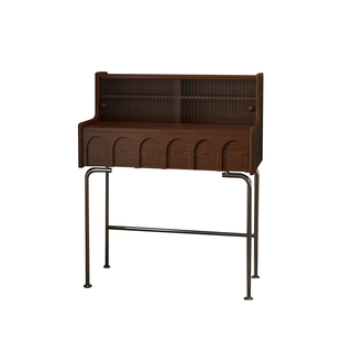 阑珊阁实木化妆台梳妆桌斗柜一体复古高级小型卧室小户型化妆桌子