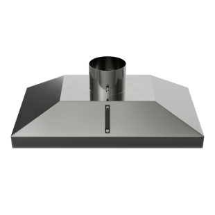 不锈钢集气罩工业喇叭口吸尘罩废气收集罩除尘排烟吸烟罩定制