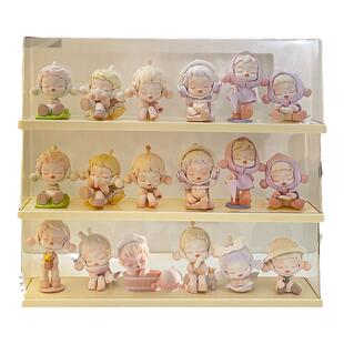 盲盒收纳展示架透明亚克力展示盒防尘娃娃摆件手办展示柜展示架子