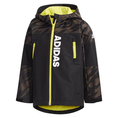 Adidas/阿迪达斯正品大童装训练连帽拉链梭织夹克运动外套 DT2441