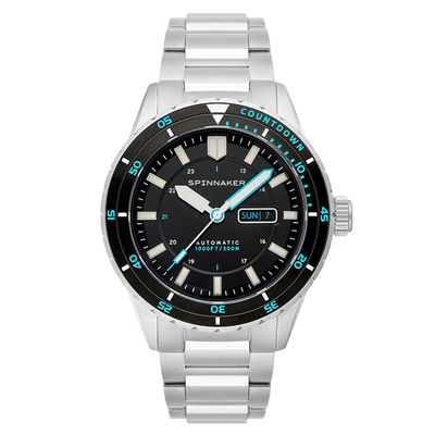 三角帆自动机械男士运动钢带手表