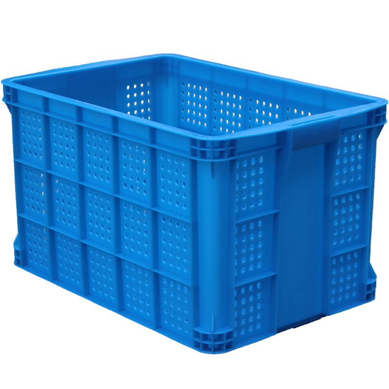 487塑料周转框圆眼筐周转箱535*355*310筐子475*320*300胶框胶箱