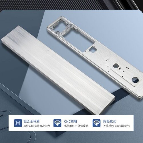 CNC精雕3D人脸识别智能锁指纹锁主动可视对讲监控带涂鸦主动对讲