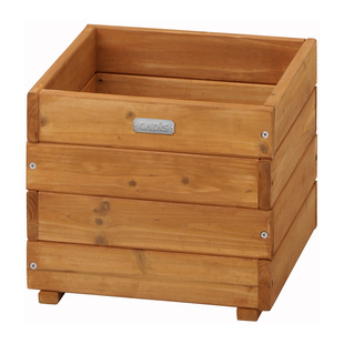 Takasho方形木制花盆阳台果蔬花卉果树简约田园风格种植箱 WOP-S