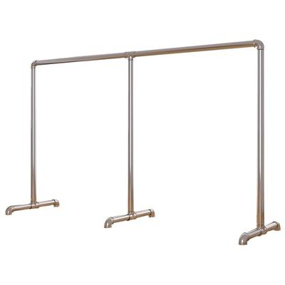 防风钢管晾衣架落地加厚加粗户外