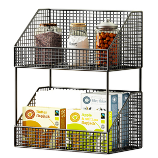 客厅桌面零食置物架餐桌整理架台面水杯架多层储物零食架办公桌架