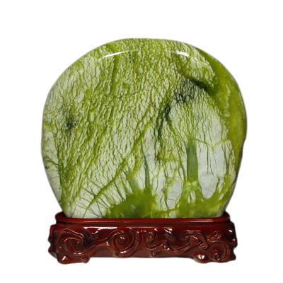 原石家居饰品岫岩玉乔迁送礼摆件