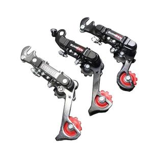 包邮山地车后拨变速器改装换档公路车孔拨18速21速24眼拨链器钩拨