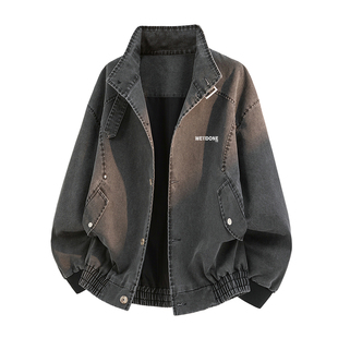 WE11DONE THE小众韩国潮牌宽松简约高级感牛仔衣夹克外套男生