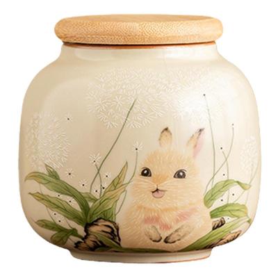 JOJO'SLIFEPD汝窑萌兔小茶罐