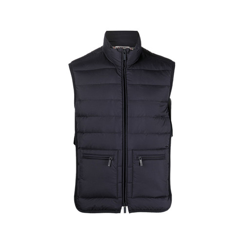 [6期免息]THOM BROWNE 男士衍缝鹅绒羽绒服背心