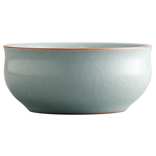 三勤堂汝窑吉祥杯普洱茶红茶主人杯单杯景德镇功夫茶具养金丝开片