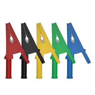 开口20mm全封闭鳄鱼夹安全型全护套夹高压大电流测试夹全绝缘夹子