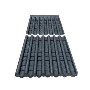 加厚增韧屋面瓦1米连接瓦屋顶防漏雨搭瓦无缝衔接仿古屋檐树脂瓦