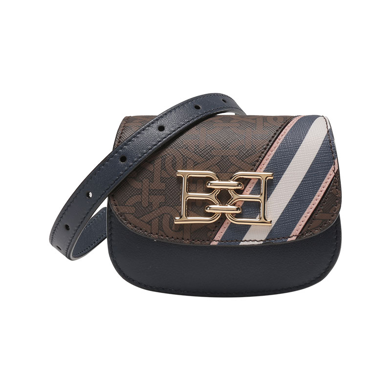 【自营】Bally/巴利女士B-Chain单肩斜挎包腰包 BAILY XS TPS