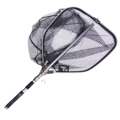 大物可伸缩便携防挂鲟鱼抄网