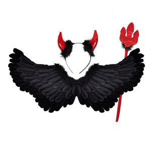 天使羽毛翅膀成人儿童通用表演道具仙女拍照写真舞台演出白色翅膀