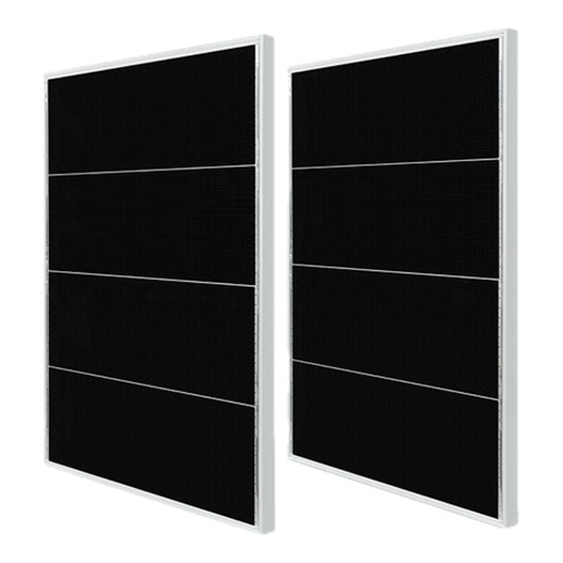 全新叠瓦太阳能发电板单晶18V充12V电池 充电板家用光伏组件100瓦