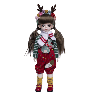 多丽丝卡密儿娃娃衣服30cm换装bjd娃娃6分体服装裙子玩具衣服套装