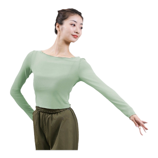 柏屋古典舞纱衣短款女夏外穿舞蹈身韵上衣罩衫练功服122104001