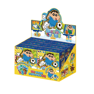 卡游 蜡笔小新趣味可动金属徽章 官方正版周边谷子胸章冰箱贴吧唧