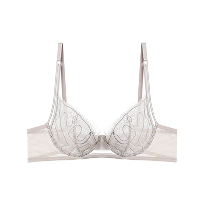 爱慕Sugar26春夏内衣女3/4软托轻薄杯大胸显小文胸AM13C801