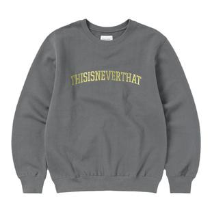 thisisneverthat®Arch-Logo Crewneck新款纯色logo圆领卫衣男女