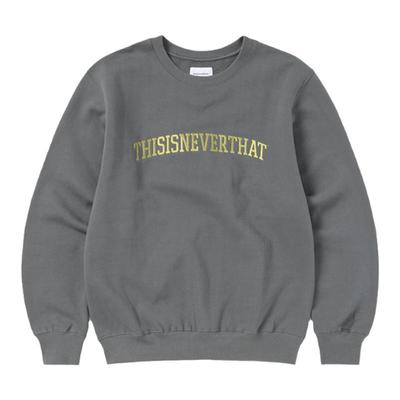 thisisneverthat®Arch-Logo Crewneck新款纯色logo圆领卫衣男女
