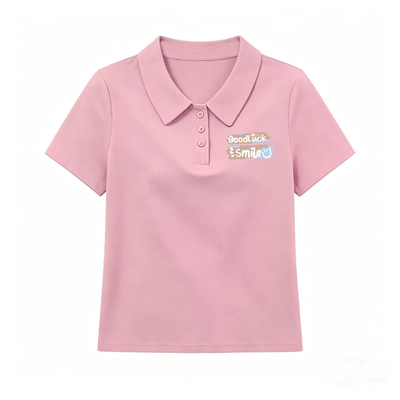 纯棉通勤翻领polo衫夏季时尚
