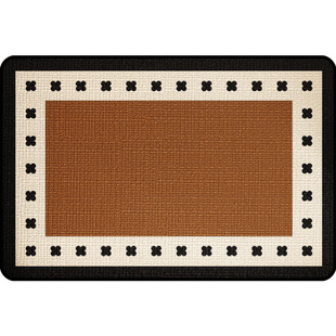 中古风仿亚麻浴室地垫吸水防滑地毯家用淋浴房厕所卫生间门口脚垫