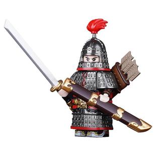 库造工作室收藏级历史小兵人仔步人甲宋代重甲步兵国潮积木玩具