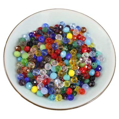 白色水晶流苏手链车轮珠