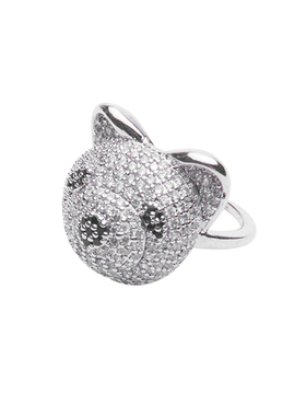 SeiCarinaY小熊戒指开口简约