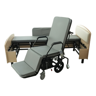 轮椅分离式老人护理床家庭用瘫痪卧床电动起背抬腿多功能床椅两用