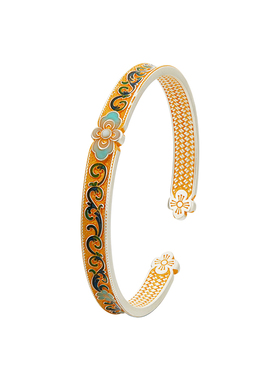 顺庆银楼足银S9999春波漾手镯